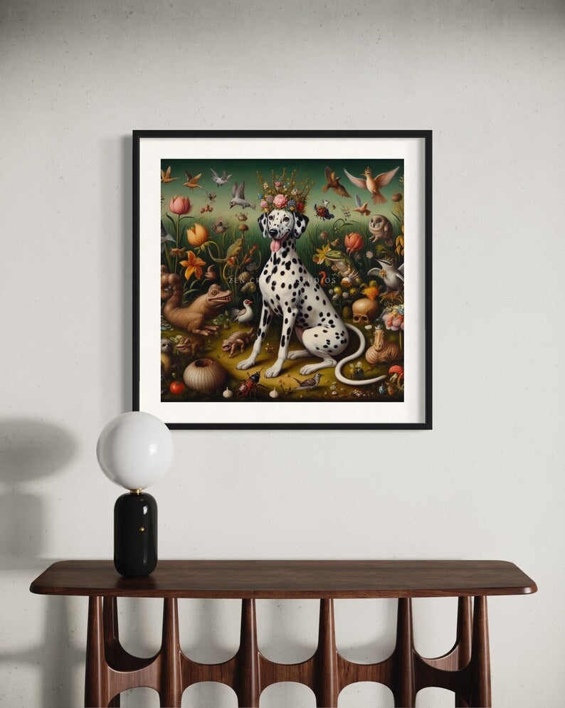 Dalmatian Dog Art Print | Design DAL02